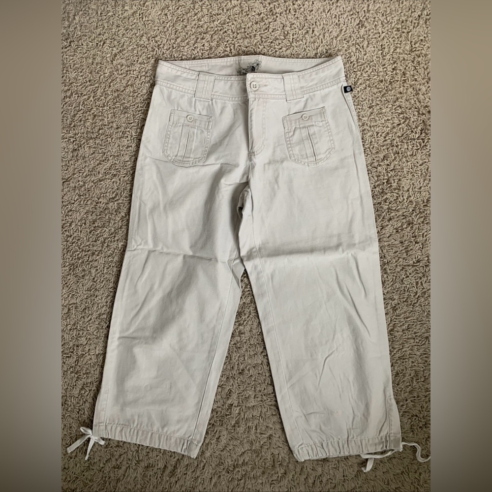 North Face A5 gray size 8 straight leg chino pants